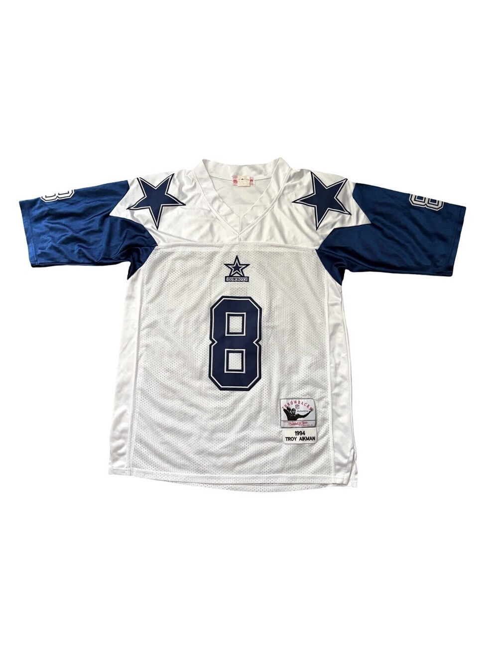 VTG Troy Aikman #8 Dallas Cowboys Mitchell & Ness Throwback Jersey Men's Size 48